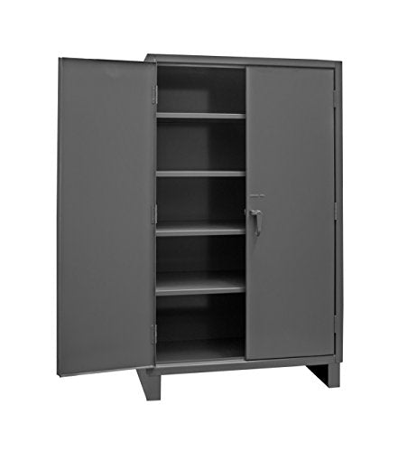 Durham Extra Heavy Duty Welded 12 Gauge Steel Lockable Storage Cabinet, HDC-244878-4S95, 1200 lbs Shelf Capacity, 24" Length x 48" Width x 78" Durham
