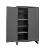 Durham Extra Heavy Duty Welded 12 Gauge Steel Lockable Storage Cabinet, HDC-244878-4S95, 1200 lbs Shelf Capacity, 24" Length x 48" Width x 78" Durham
