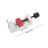 Fafeicy 50mm Mini Aluminum Flat Clamp Table Bench Vise Drill Press Vice Fixing Tool, Bench Vice Fafeicy