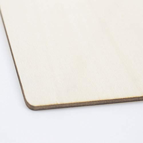 Samanter 3Pack Blank Wood Sign for Craft Unfinished Hanging Wooden Board with Hole DIY Door Wall Decor Holiday Decoration Samanter