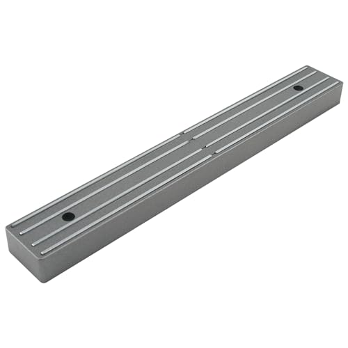 Master Magnetics Magnetic Tool Holder with Magnetic Mount - 12" Wide, 30 lb per inch Pull, Gray, 07576 - WoodArtSupply