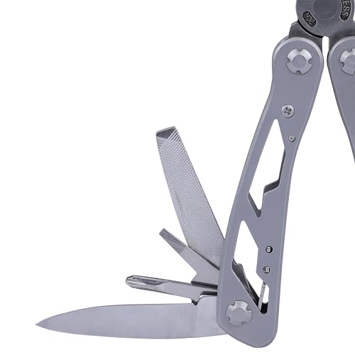STANLEY Multitool, 12-in-1, Stainless Steel, Black Pouch (84-519K) Stanley