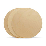 Wood Circles 20 inch, 1/4 Inch Thick, Birch Plywood Discs, Pack of 5 Unfinished Wood Circles for Crafts, Wood Rounds by Woodpeckers Woodpeckers