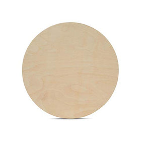 Wood Circles 10 inch 1/2 inch Thick, Unfinished Birch Plaques, Pack of 1 10 inch Wood Circle for Crafts and Blank Sign Rounds, by Woodpeckers Woodpeckers