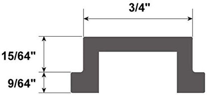 POWERTEC 71568 Miter T-Track with Miter T-Bar, 32-Inch - WoodArtSupply