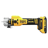 DEWALT 20V MAX Drywall Cutting Tool, Cut Out Tool, 2 Batteries and Charger Included (DCE555D2) DEWALT