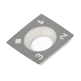 FOXBC 15mm Carbide Knife Inserts Replacement for Jet Powermatic 1791212 and Spiral Shelix Heads Planer Jointers - 10 Pack FOXBC