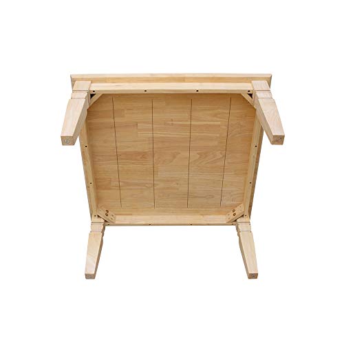 International Concepts Java Square Coffee Table Unfinished IC International Concepts