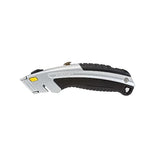 Stanley 10788 Curved Quick-Change Utility Knife, High Carbon Steel Retractable Blade, 3 Blades Stanley