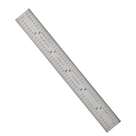 Starrett Blade Only for Combination Squares, Sets or Bevel Protractors - Ideal for Woodworking and Metalworking - 6" Length, Satin Chrome Finish, 4R Starrett