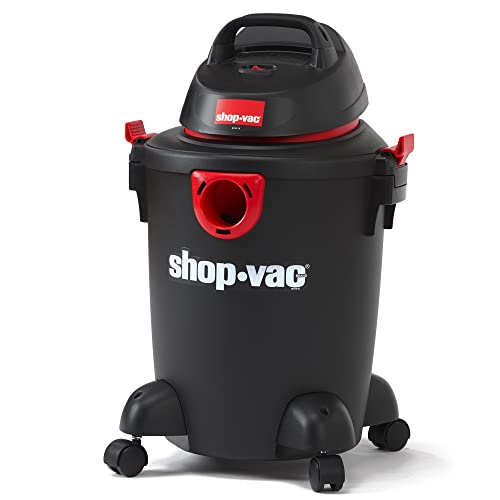 Shop-Vac 5985005 DIY and Workshop Series Wet Dry Vac, 6 Gallon, 1-1/4 Inch x 7 Foot Hose, 65 CFM, (1-Pack),Black - WoodArtSupply