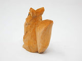 Selsela Squirrel Figurine Garden Statue Home Decoration Miniature Wood Forest Critter Art Mini Carved Small Animal Selsela