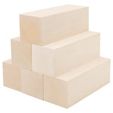JOIKIT 15 Pack 6 x 2 x 2 Inches Basswood Carving Blocks, 15x5x5cm Unfinished Soft Wooden Carving Blocks, Kiln Dried Whittling Blocks Natural Craft JOIKIT