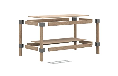 Heavyweight 2' x 4' Do-It-Yourself Workbench Kit,Gray - WoodArtSupply