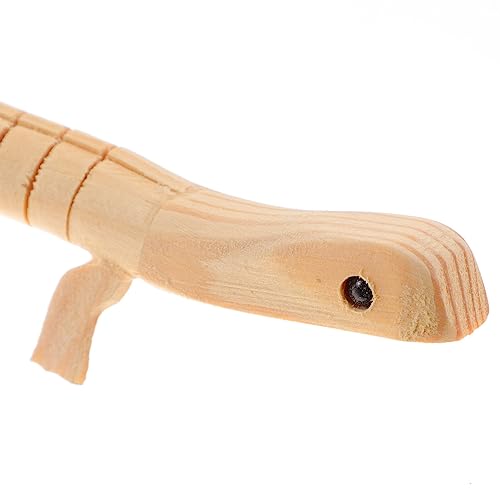 Toddmomy 5pcs Wooden Lizard,Unfinished Wooden Wiggly Lizard Jointed Flexible Wooden Lizard for Arts and Crafts Halloween Party Decoration Toddmomy