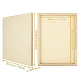 ACXFOND 6 Pack Wood Panels for Painting 12 x 16 Inch Craft Wood Board Unfinished Wood Wooden Panel Boards for Painting, Pouring, Arts, Crafts, Paints ACXFOND