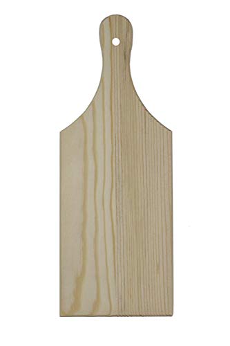 Creative Hobbies Small Unfinished Wooden Cutting Boards - Mini Charcuterie for Decorating and Crafting, 9.25 H x 3.5 W x 1/4 Inches | 4 Pack