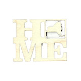 New York Home Wood Craft Unfinished Wooden Cutout Art DIY Wooden Signs Inspirational Wall Plaque Rustic Wall Art Home Decor for Bedroom Kitchen WoodArtSupply