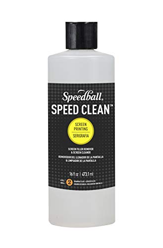 Speedball Speed Clean, 16-Ounce, Screen Printing Screen Cleaner Speedball