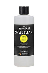 Speedball Speed Clean, 16-Ounce, Screen Printing Screen Cleaner Speedball