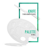 Falling in Art Easel Box Acrylic Paint Set with Portable Table Display Stand, Acrylic Paint, Canvas Panels, Brushes, Palette for Christimas Gift Falling in Art