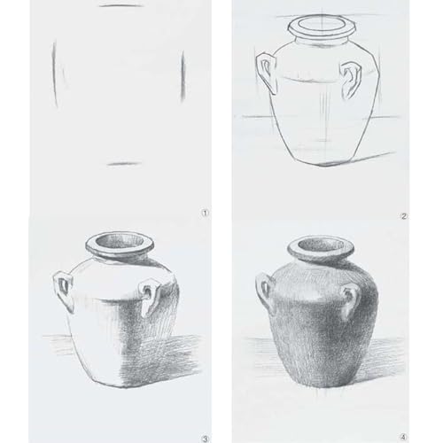 Heshengping 31 Drawing Sketching Pencils Kit, Portable Artist Supples Travel Case Set has Graphite, Charcoal, white color pencil, Blending Stump, Heshengping