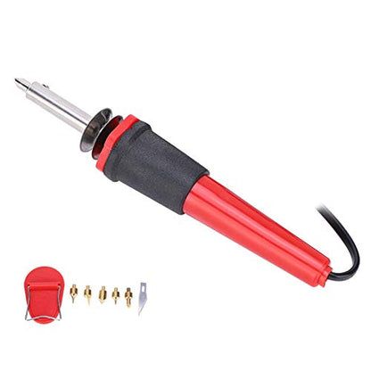 Fafeicy Wood-burning Tool, 40W Electric Soldering Iron Set, Wood Burning Pen, Carving Pyrography Tool, Iron and Engineering Plastic Material, for - WoodArtSupply