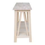 IC International Concepts Console Table, Ready to Finish IC International Concepts