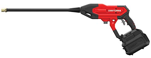 Craftsman V20 Cordless Pressure Washer Spray Gun, 350 Max PSI, with Extension, Soap Bottle, Battery and Charger Included (CMCPW350D1) Craftsman
