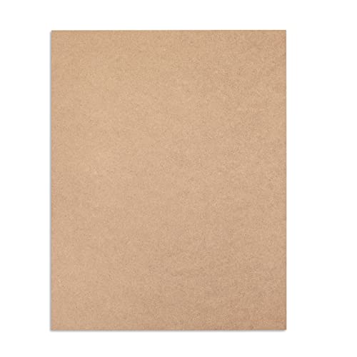 Bright Creations 1/4 In MDF Wood Chipboard Sheets for Crafts, Engraving, Painting (11x14 in, 6 Pack) Bright Creations