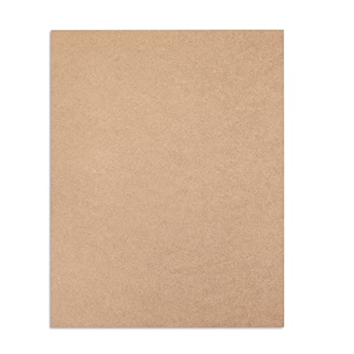 Bright Creations 1/4 In MDF Wood Chipboard Sheets for Crafts, Engraving, Painting (11x14 in, 6 Pack) - WoodArtSupply