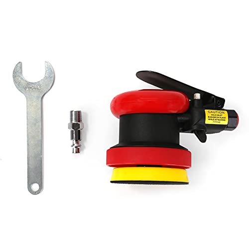 3 Inch Finishing Palm Pneumatic Sander Tool,3", 3/32”Mini DA Air Sander for corner POWER AERO NOVIA
