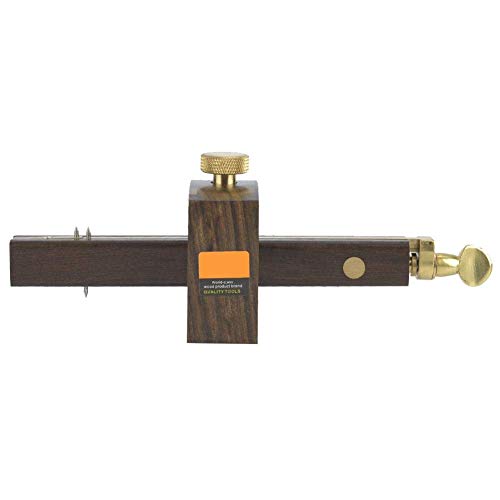 Marhynchus Cutting Gauge Woodworking Project Kits Marking Tools Mark Scraper Scribers Ebony+Pure Copper 8 inch Line Drawing Measuring Tools Scribing Marhynchus