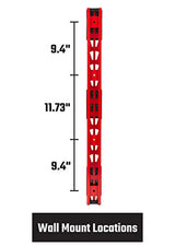 CRAFTSMAN 6-Arm, 10-Inch Deep Cantilever Rack Workshop for Wood, Lumber or Pipe Storage System, Arms Feature Anti-Marring Rubberized Coating and Roll Craftsman