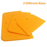 DaKuan Set of 9 Body Filler Spreaders Automotive Body Fillers, 4, 5, 6 Inch Reusable Plastic Spreader for Applying Fillers, Putties, Glazes, Caulks DaKuan