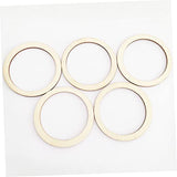 SEWACC 50pcs Christmas Decor Wood Frames Natural Wood Slices Unfinished Wood Circles Smooth Wood Circles Nativity Crafts DIY Craft Decor Log Chips SEWACC