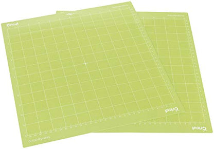 Cricut StandardGrip Machine Cutting Mats 12in x 12in, Reusable for Crafts with Protective Film,Use with Cardstock, Iron On, Vinyl and More,