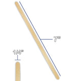 Pack of 50 7" Inch Wood Paint, Stain, Resin, Epoxy Mixing / Stir Sticks - by NetSellsIt NetSellsIt