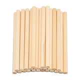 Dowel Rods Wood Sticks Wooden Dowel Rods - 3/8 x 6 Inch Unfinished Hardwood Sticks - for Crafts and DIYers - 25 Pieces by Woodpeckers Woodpeckers