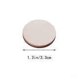 BESPORTBLE 100pcs Pieces DIY Wooden Slices Wood Log Slice Unfinished Wooden Slices Wood predrilled Unfinished Wood Circle Wooden Craft Shapes Wood BESPORTBLE