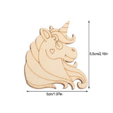 VILLCASE 1 Mermaid Donuts Unfinished Wood Slices Wood Craft Material DIY Crafts Material Wood Slices for DIY Blank Wood Slices DIY Wood Cutouts Wood VILLCASE