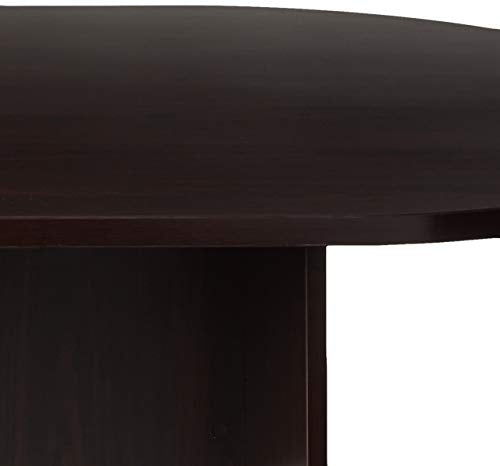 Boss Office Products 10Ft Race Track Conference Table, Mahogany Boss Office Products