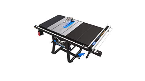 Delta 36-5100T2 Contractor Table Saw with 30" Rip Capacity and Cast Extension Wings Delta