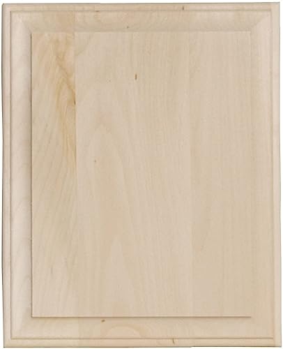 Walnut Hollow Basswood Wide Edge Rectangle 8" x 10" Wood Plaque - WoodArtSupply