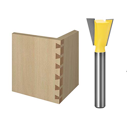 Meihejia 1/4 Inch Shank Dovetail Router Bit Set - 6 Sizes meihejia