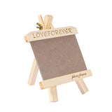 DECHOUS 2pcs Photo Display stand table Photo Frame unfinished wood braces kit wood Photo Frame wedding photo frame mini photo easel photo collage kit DECHOUS