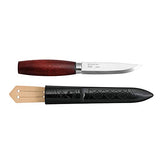 Morakniv Classic No. 1 Carbon Steel Crafting Knife for Wood Carving and Crafting With Finger Guard and Sheath, 3 Inch Morakniv