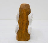 Selsela Sloth Figurine Statue Decor Small Animal Sculpture Art Wood Carving Miniature Selsela