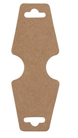 Necklace Cards - 200-Pack Blank Bracelet Card, Necklace Display Card, Bracelet Display Cards, Jewelry Hanging Cards for Bracelets, Neclace, Anklet, Juvale