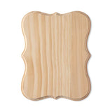 8 Pack: 12”; x 9”; Beveled Wood Parenthesis Plaque by Make Market® Make Market